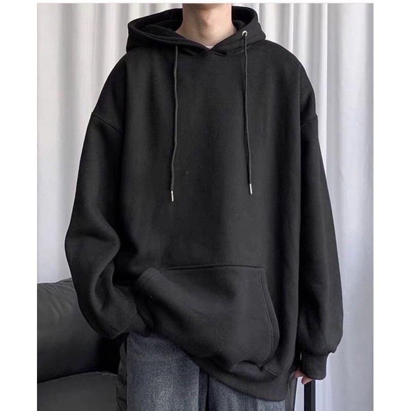 Áo khoác hoodie  MEN194 vải nỉ co dãn, dày dặn mềm mịn form rộng - Nỉ Trơn | BigBuy360 - bigbuy360.vn
