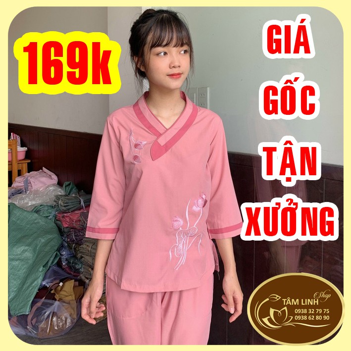 Đồ Lam Đi Chùa_Mẫu Tim Bầu