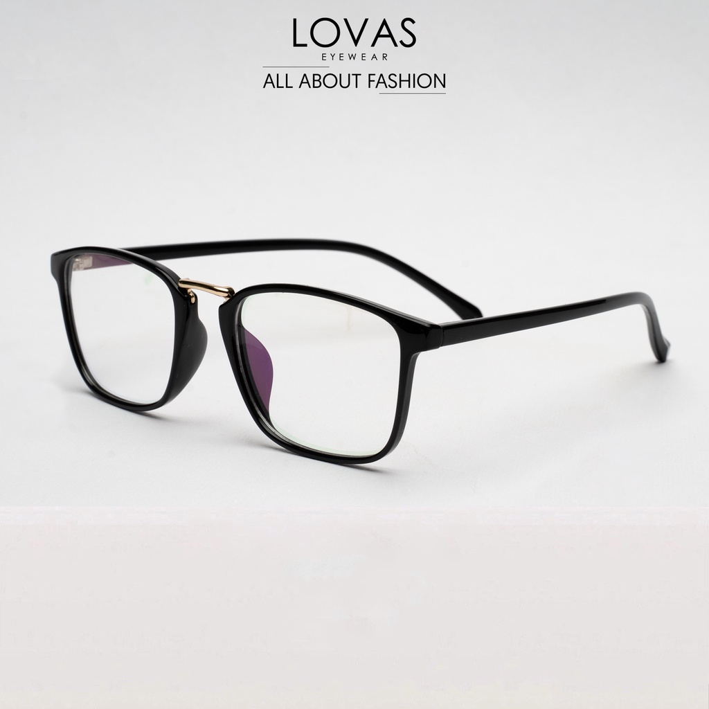 Gọng Kính Cận Nam Nữ LOVAS EYEWEAR Mắt Vuông Thời Trang Chất Liệu Nhựa Dẻo Tinh Tế 210
