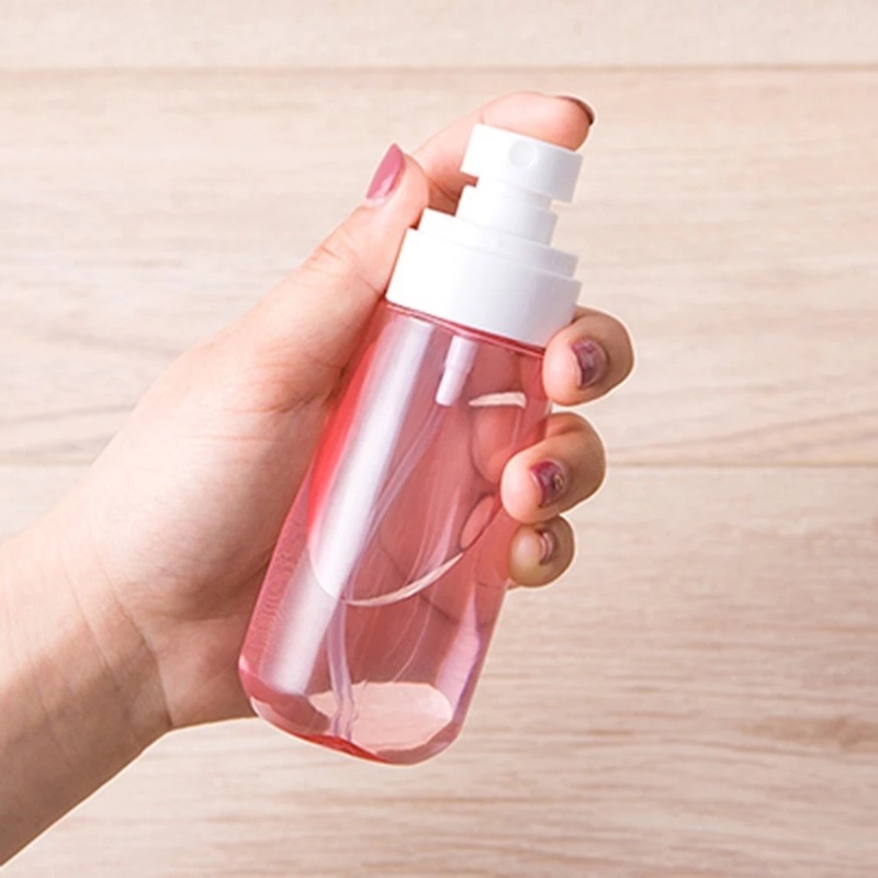 Chai Rỗng Trong Suốt 100ml Dùng Chiết Xà Phòng Dạng Nhấn Tiện Dụng Khi Đi Du Lịch