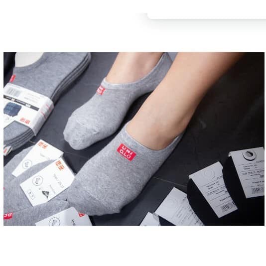 TẤT HÀI NAM ⚡️FREESHIP⚡️ Vỉ 5 Đôi Tất Hài UNI Thông Hơi Siêu Thoáng