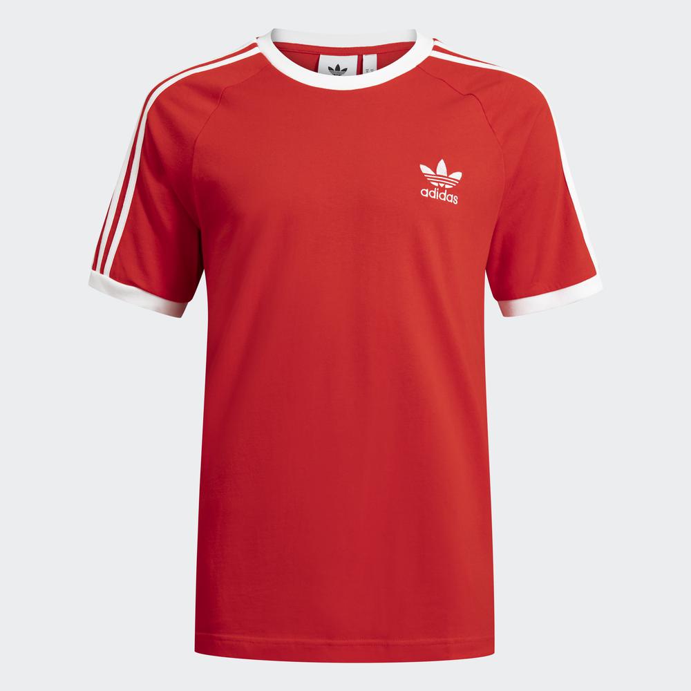 [Mã WABRD12 giảm 150K đơn 1 Triệu] adidas ORIGINALS Nam Adicolor Classics 3-Stripes Tee Màu đỏ H37756