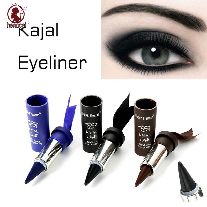 [Hàng mới về] Bút kẻ mắt phong cách Kajal chống thấm nước với 3 tông màu tùy chọn