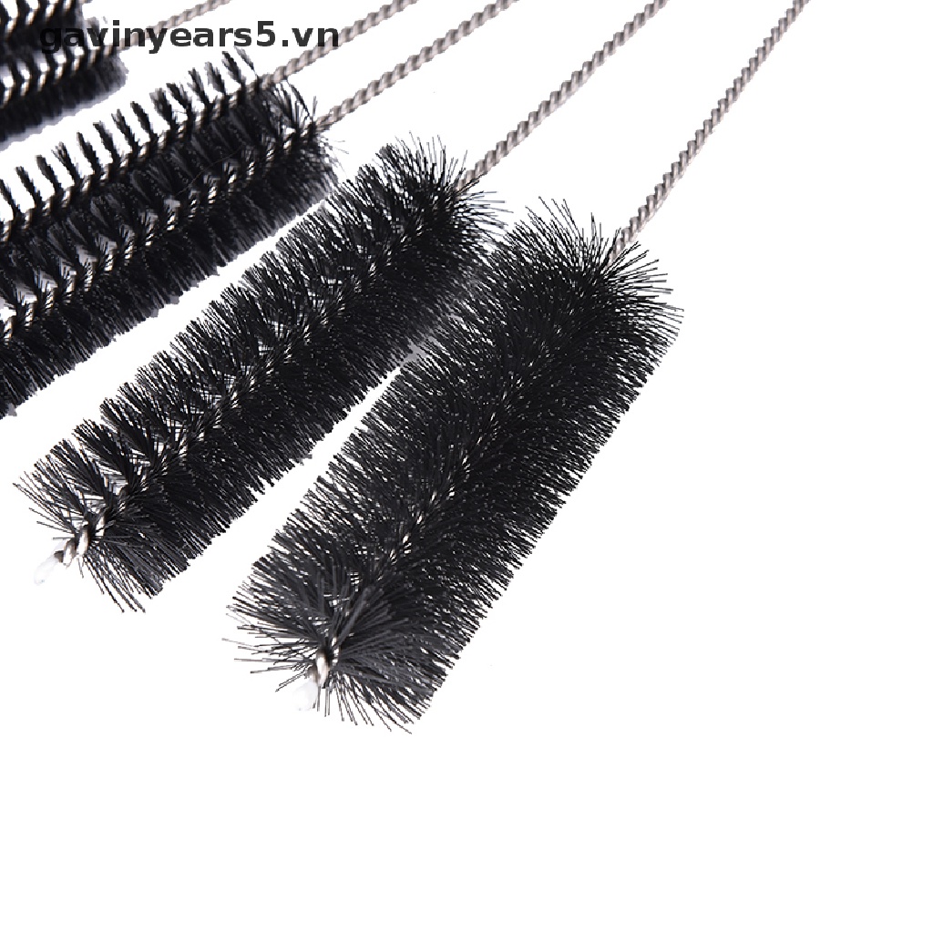Set 10 cọ vệ sinh làm sạch bằng thép không gỉ độc đáo đa năng nhỏ gọn