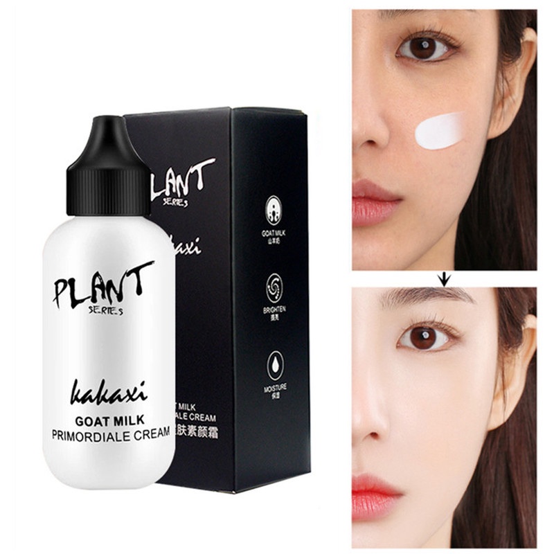 1 Kem Nền Sữa Dê 50ML Che Phủ Khuyết Điểm Dưỡng Ẩm Trắng Da Chống Nước Và Mồ Hôi