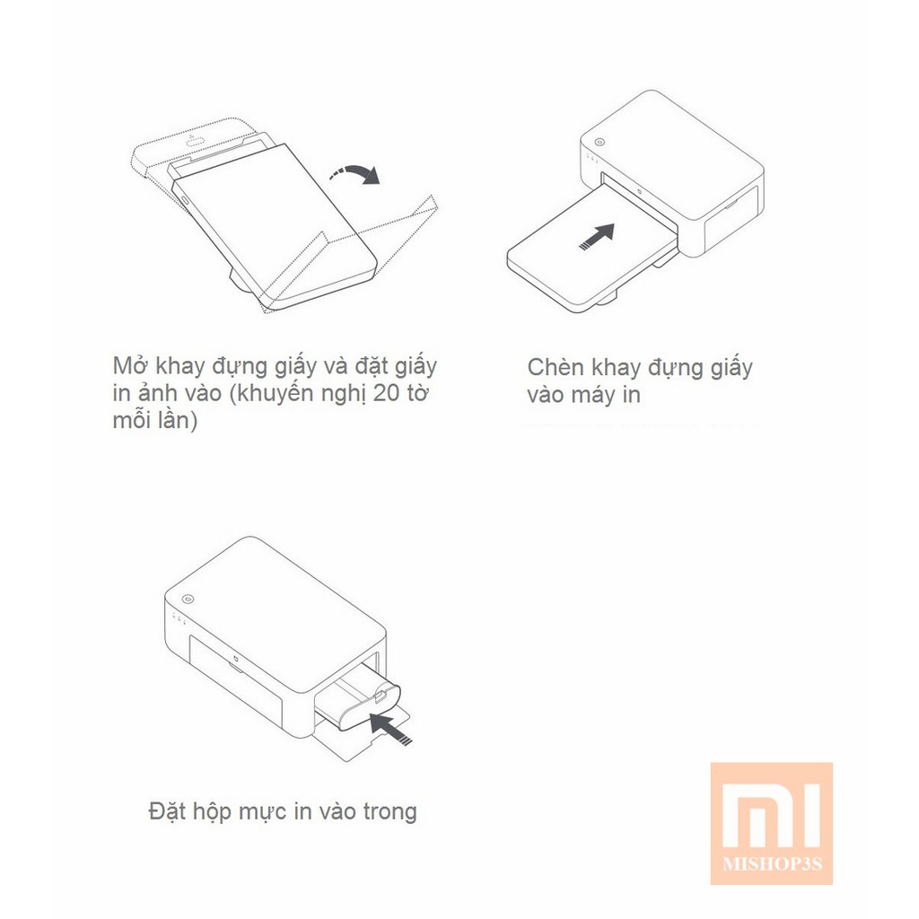 Máy in ảnh thông minh mini Xiaomi Home Printer
