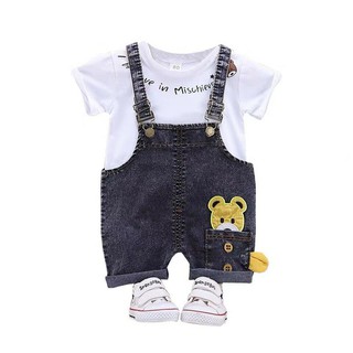 set yếm bò áo phông cho bé trai, bé gái