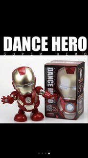 Robot Iron man nhảy có đèn