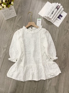 Áo sơ mi ren tiểu thư SM125