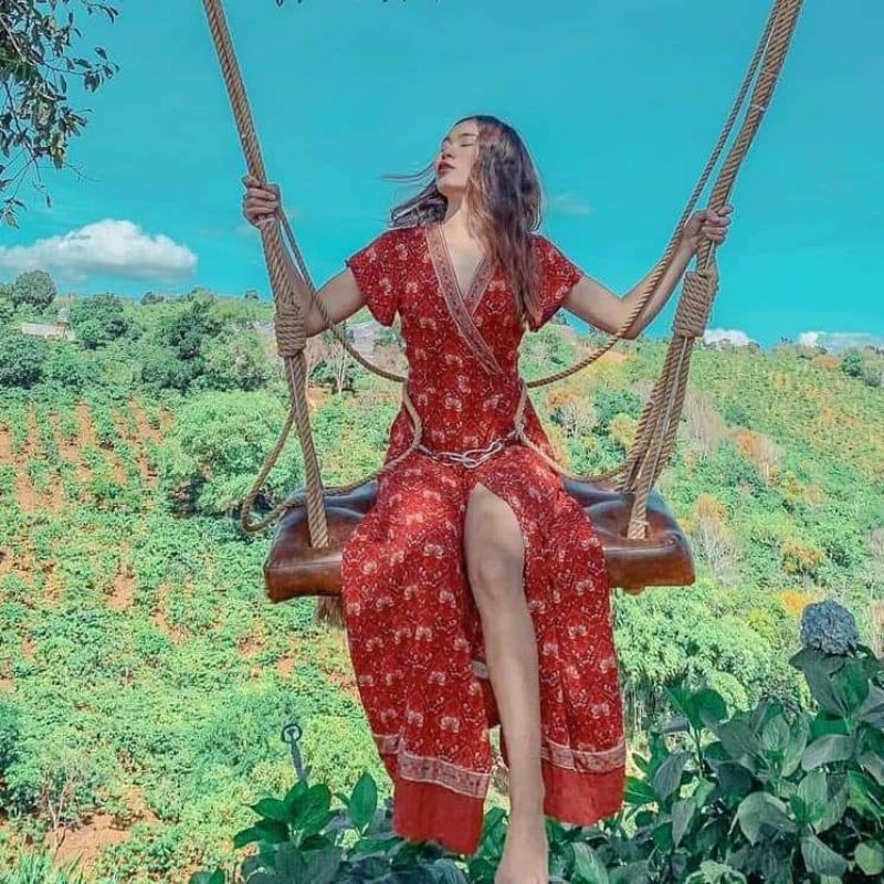 Combo 3 đầm boho đỏ