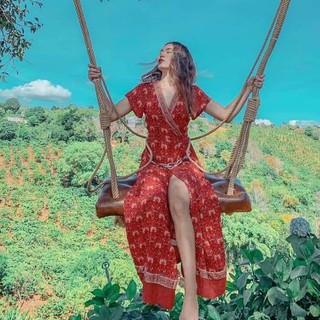 Combo 3 đầm boho đỏ