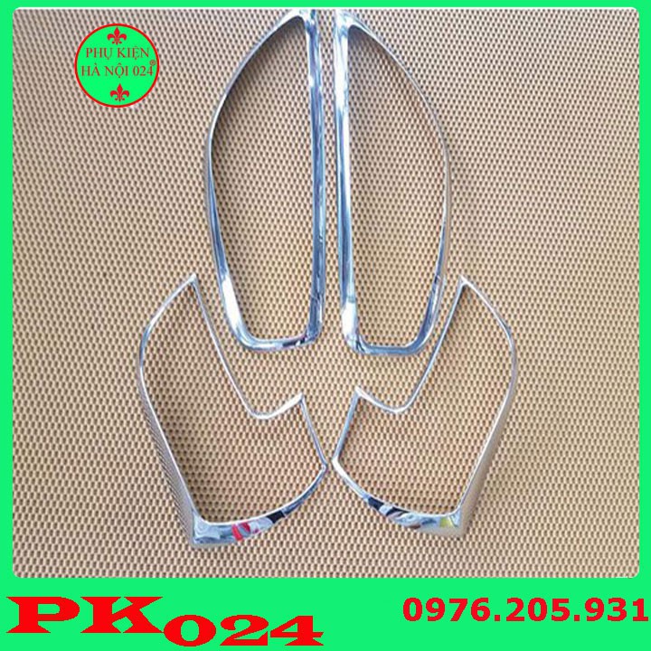 [Kia Morning 2012-2020] Ốp Viền Đèn Pha, Hậu Mạ Crom Cho Xe - Kia Morning 2012-2020