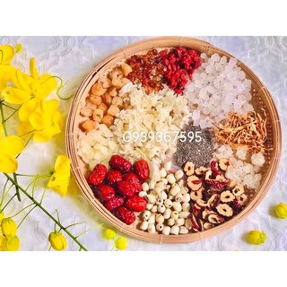 Set chè dưỡng nhan 500g 12 vị ( tặng kèm táo đỏ)