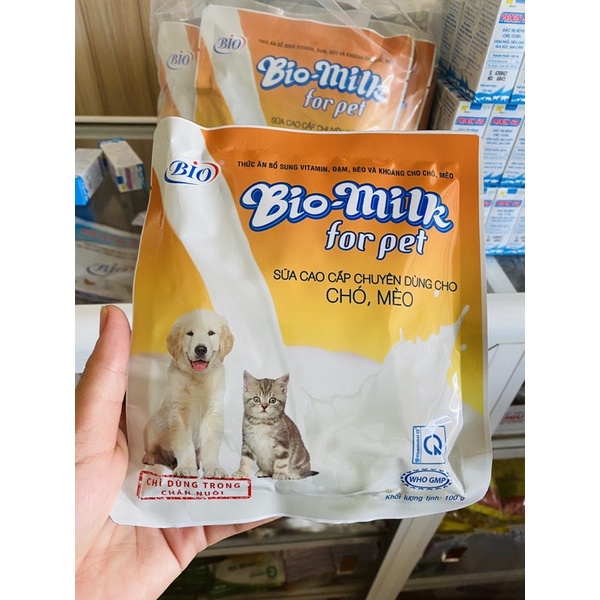 Sữa cao cấp cho chó mèo B-I-O Milk  Date mới.