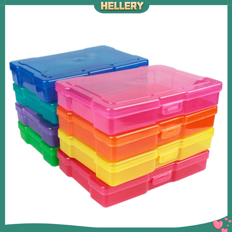 [HELLERY] Photo Storage Holder Box Picture Case Keeper Clear Protect Photo Organizer