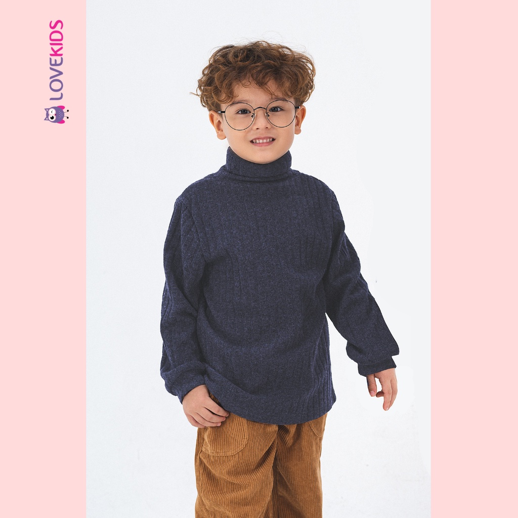 Áo len giữ nhiệt cao cổ bé trai - Lovekids