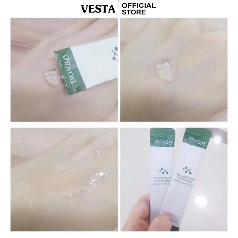 Mặt Nạ Ngủ 1 Gói Lẻ 💕𝑭𝒓𝒆𝒆𝒔𝒉𝒊𝒑💕 Mask Ngủ Dạng Thạch Collagen Bioaqua | BigBuy360 - bigbuy360.vn