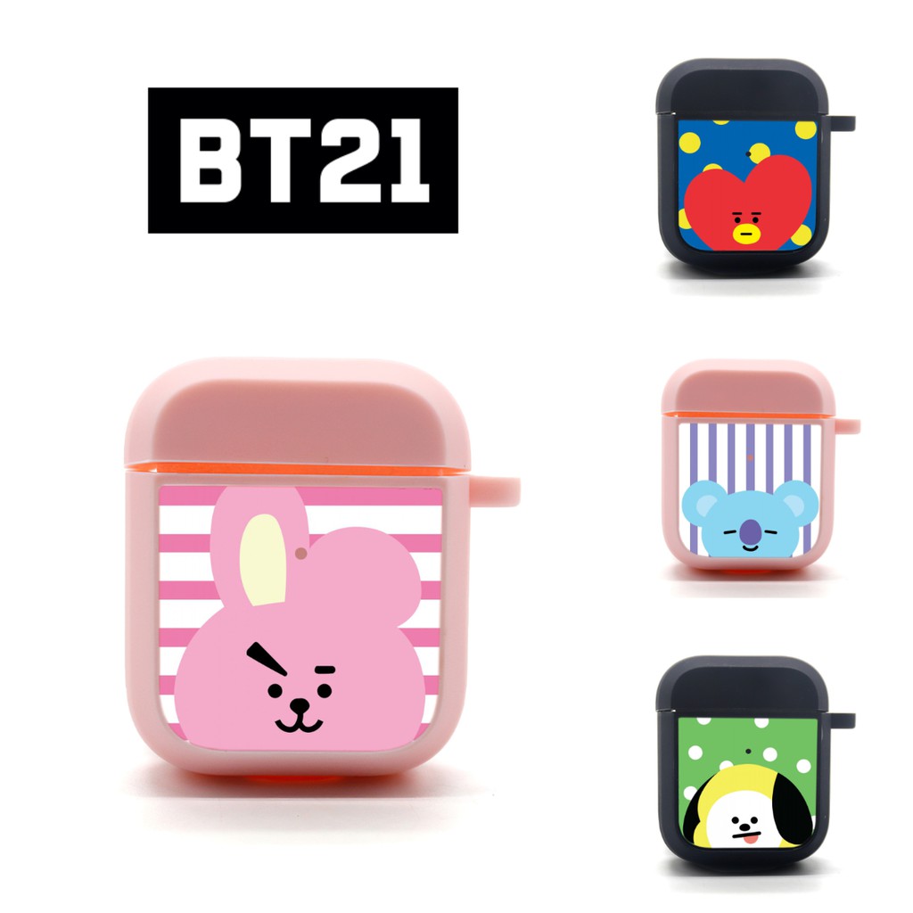 Vỏ silicon dẻo cho Airpods 1 / 2 hình BT21