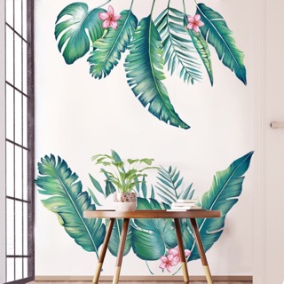 Decal dán tường lá chuối MS-67 [Sticker dán tường]