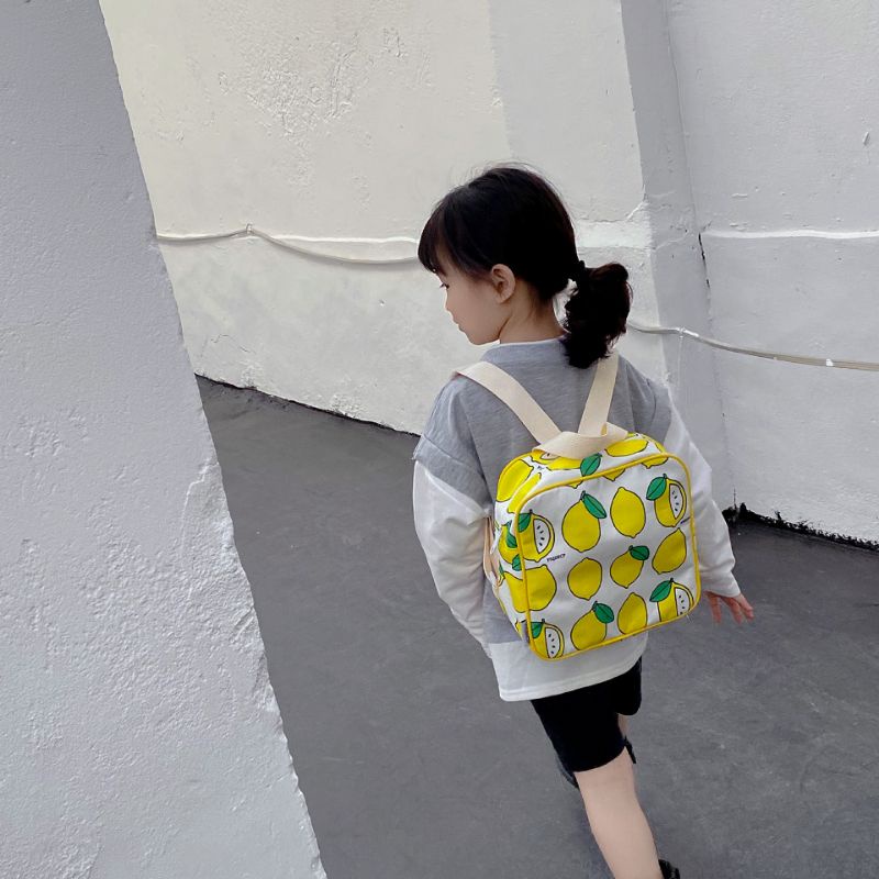 [ KHÔNG KÈM GẤU] Balo, túi đeo chéo kẻ vàng xanh cho mẹ