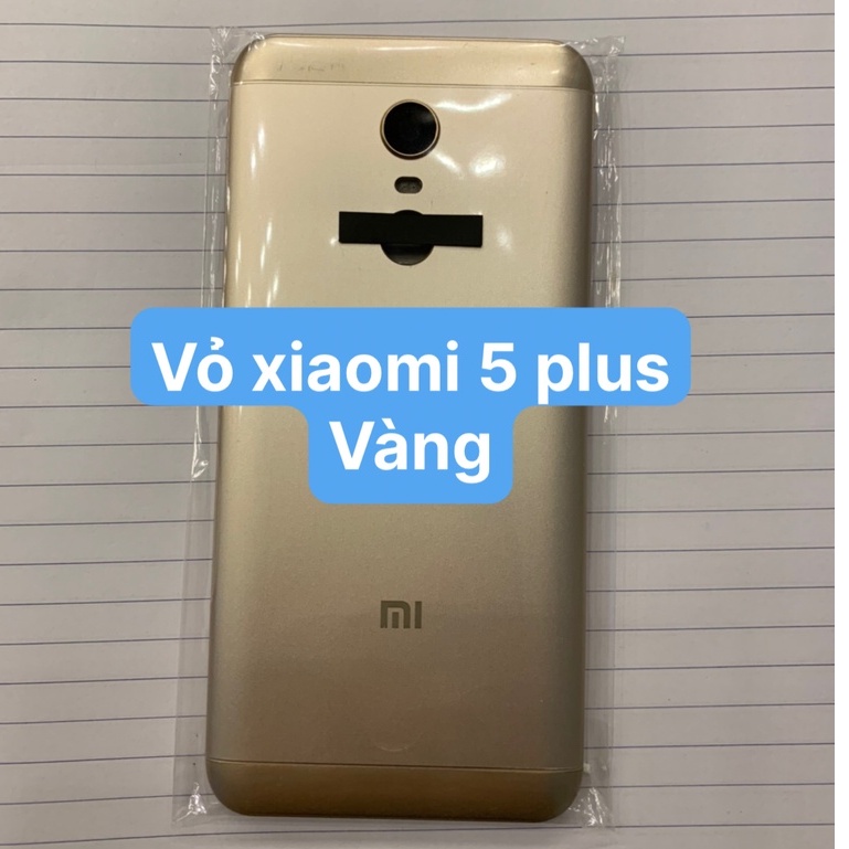 Bộ vỏ redmi 5 plus - xiaomi (gồm lưng, sườn, phím nguồn và phím âm lượng)