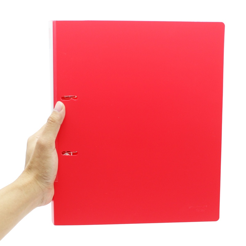 Bìa Còng Nhựa Chữ D - Stacom D305A - Màu Đỏ