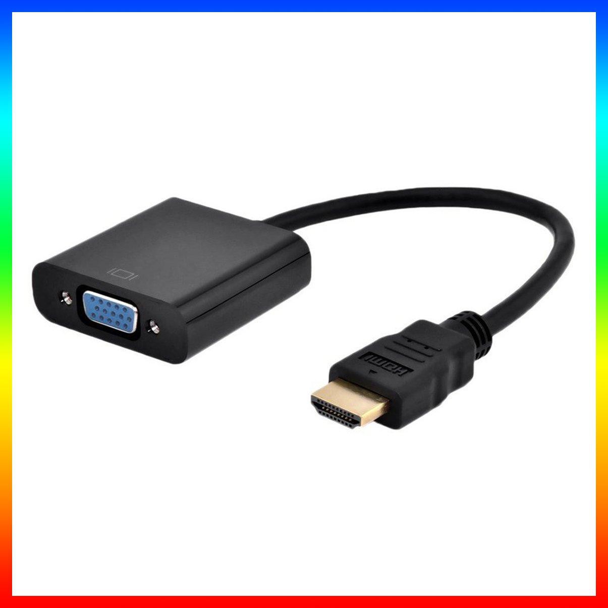 Cáp Chuyển Đổi Hdmi Sang Vga Full 1080p Cho Laptop Dvd