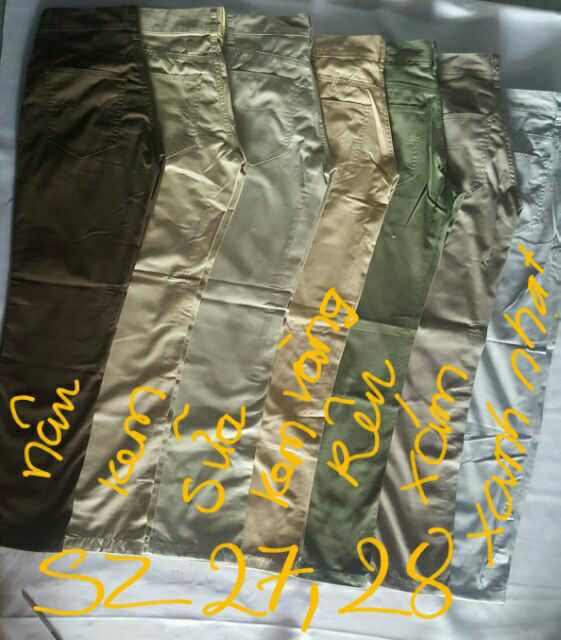 Quần kaki giả jean săn deal