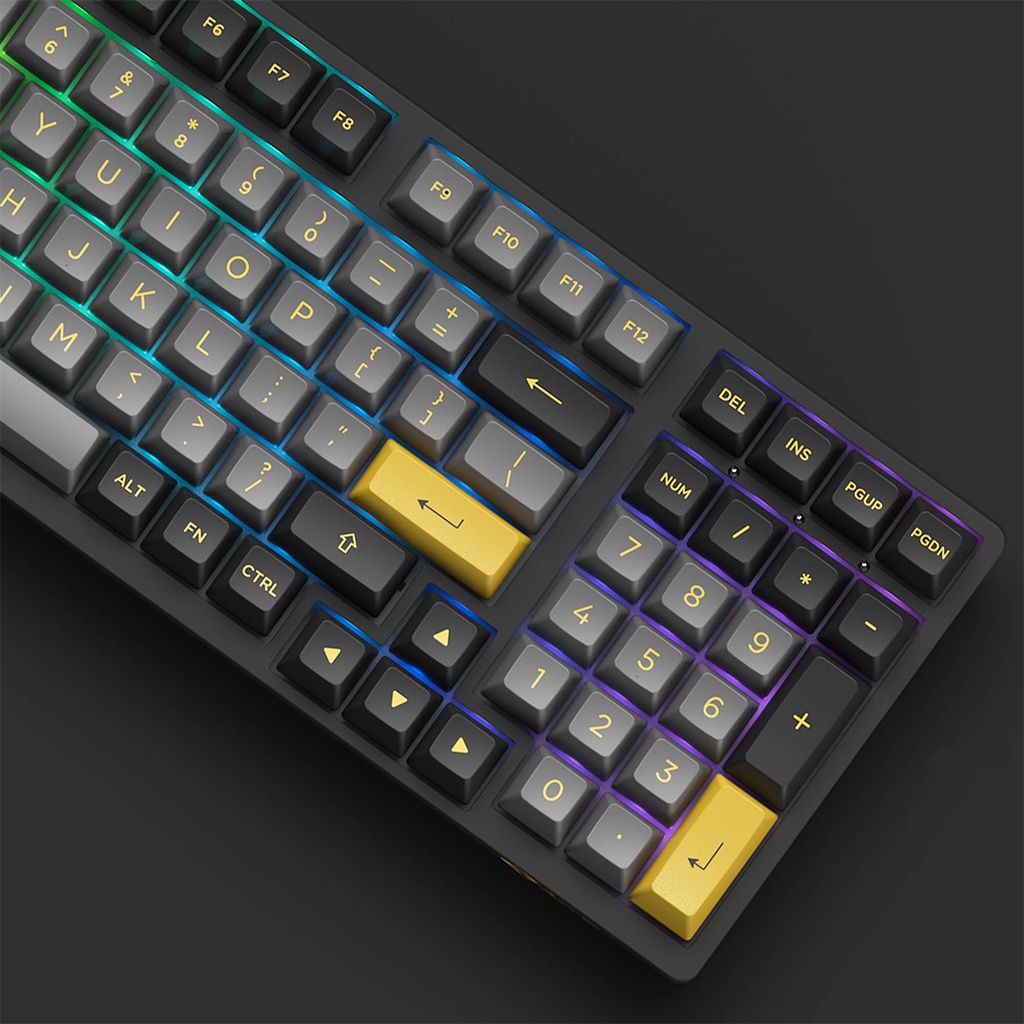 Bàn Phím Cơ AKKO 3098B Multi-Modes Black Gold- Bảo Hành Chính Hãng