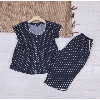 Độ bộ nữ tole lanh vnxk lửng cổ vuông cài nút
