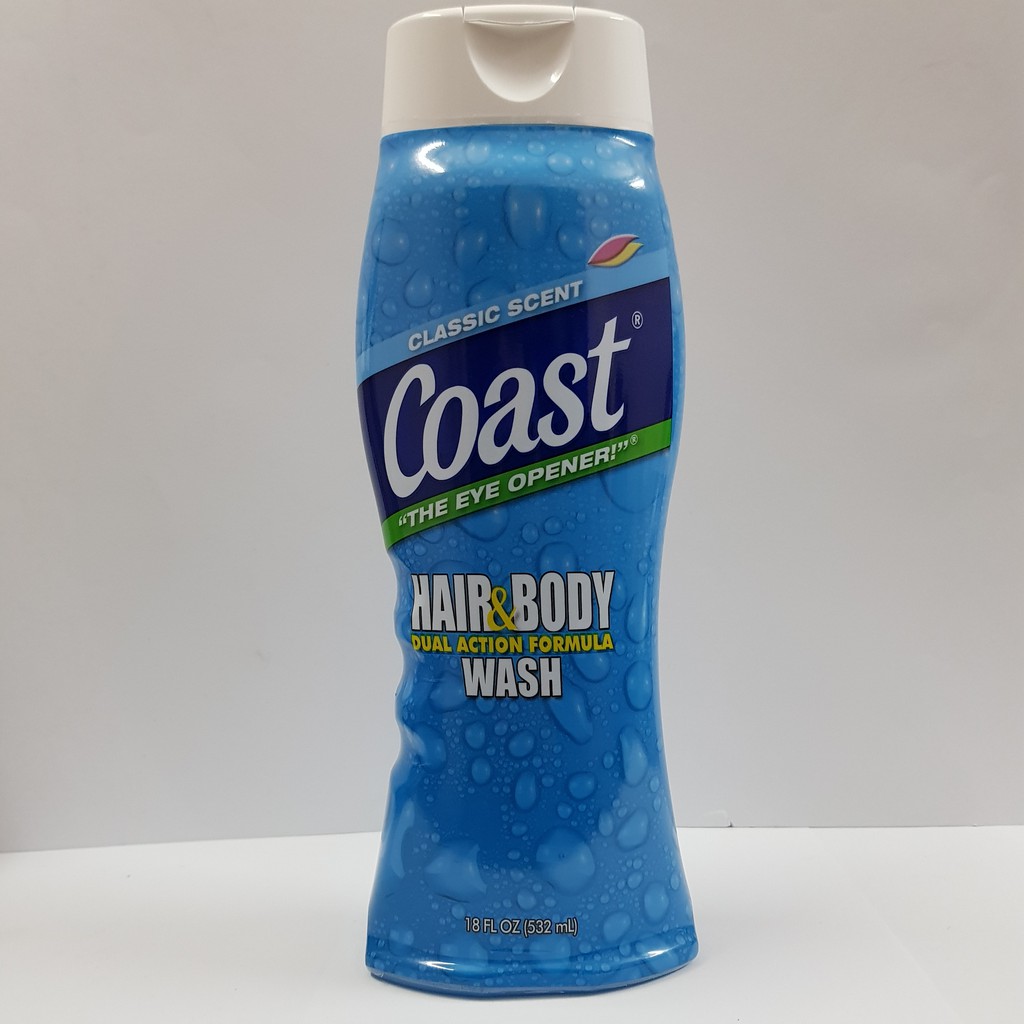 SỮA TẮM GỘI COAST HAIR AND BODY WASH 532ml USA