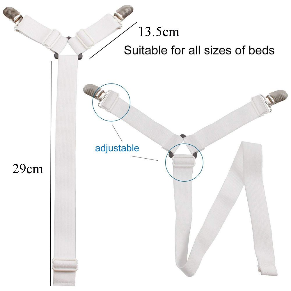 Bộ 6 dây kẹp giữ cố định ga giường 3 chiều chống trượt