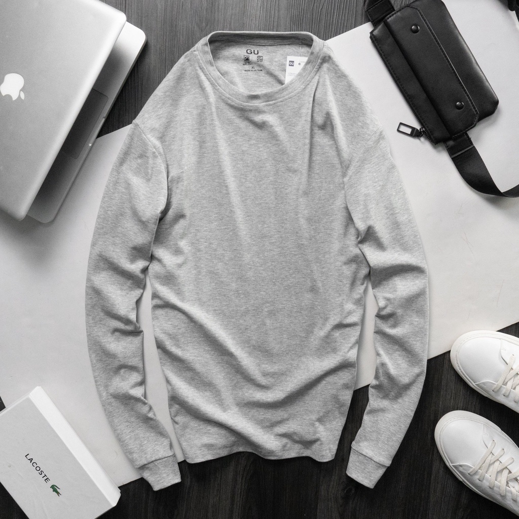 Áo Thun Giữ Nhiệt GU Hàng Xuất - Vải Cotton Mềm Xịn