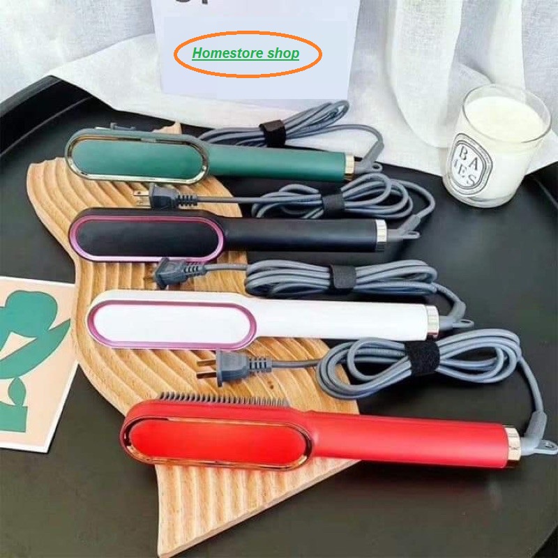 Lược điện đa năng, Lược điện đa năng làm thẳng và uốn tóc STRAIGHTENER JC-688, công nghệ ion âm chăm sóc tóc vượt trội