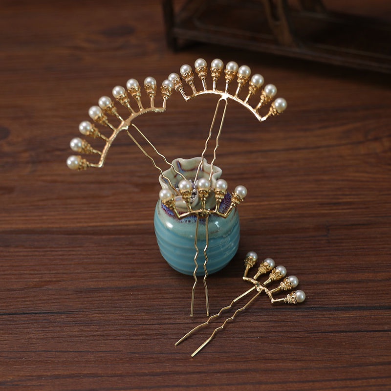 [Aishang Trang Sức Đẹp] Phụ Kiện Vương Miện Cô Dâu Xiuhe Trung Quốc Cổ Điển Phối Tua Rua Phụ Kiện Đám Cưới Hóa Trang Hoàng Hôn Phoeni