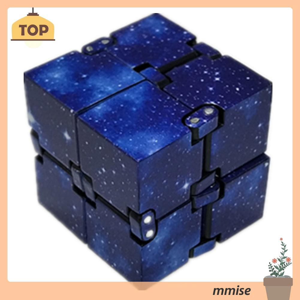 Mmise Infinity Cube Fidget Đồ chơi, Finger Sensory for Stress Anxiety Relief, ADHD