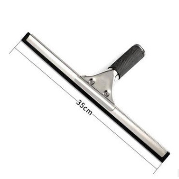 Bộ vệ sinh kính đa năng - gạt kính inox - Bông chà - cần kéo dài 2,4m hàng nhập khẩu
