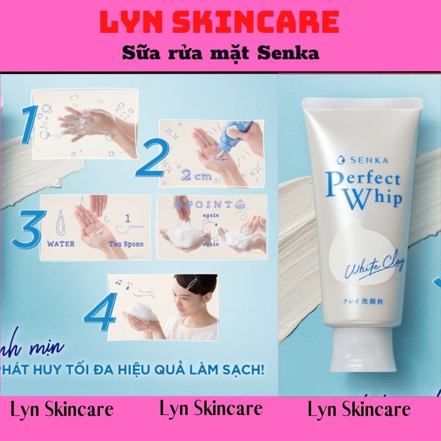 Sữa rửa mặt Shiseido Senka Perfect Whip 120g