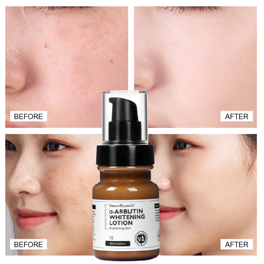 Set toner + kem dưỡng VIBRANT GLAMOUR ö-Arbutin Niacinamide làm trắng mờ thâm nám chăm sóc da mặt mịn màng