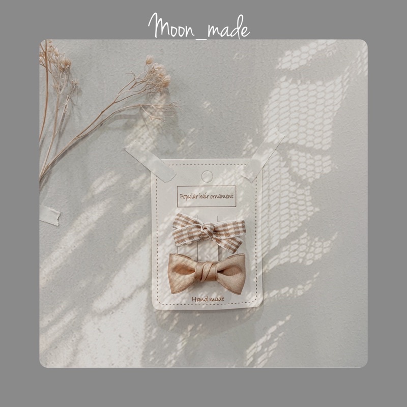 set kẹp tóc vintage cho bé
