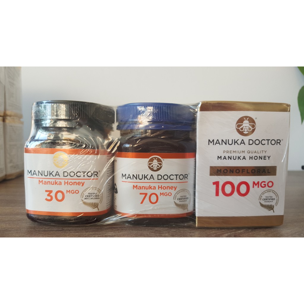 Mật ong Manuka Doctor - Trio pack 250gr (MGO 30-70-100)