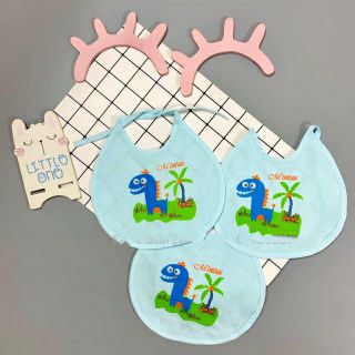 Yếm sơ sinh Mintu nilon buộc dây nhiều size