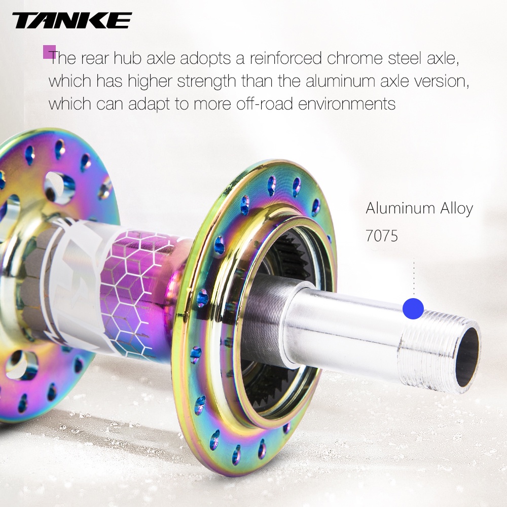 Ổ trục Tanke Boost 148mm 32 lỗ 6 chân cho xe đạp leo núi