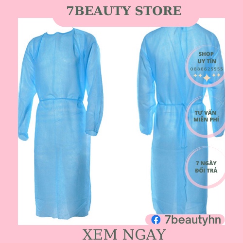 Áo Bảo Hộ Y Tế Dùng Trong Phun Xăm,Spa