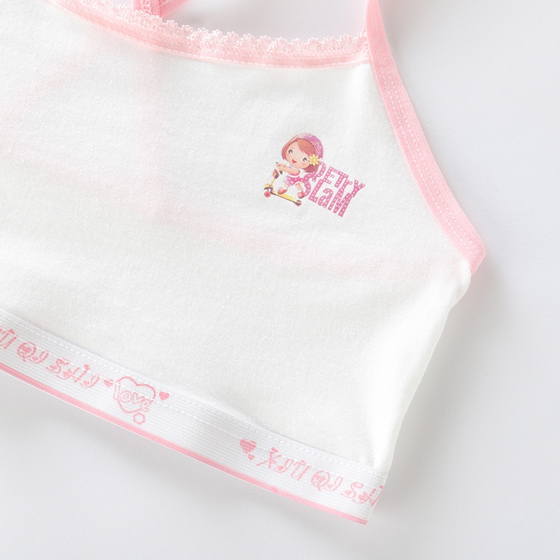 Áo Ngực cotton Không Tay Dành Cho Bé Gái 10 Tuổi / 4-12 Tuổi