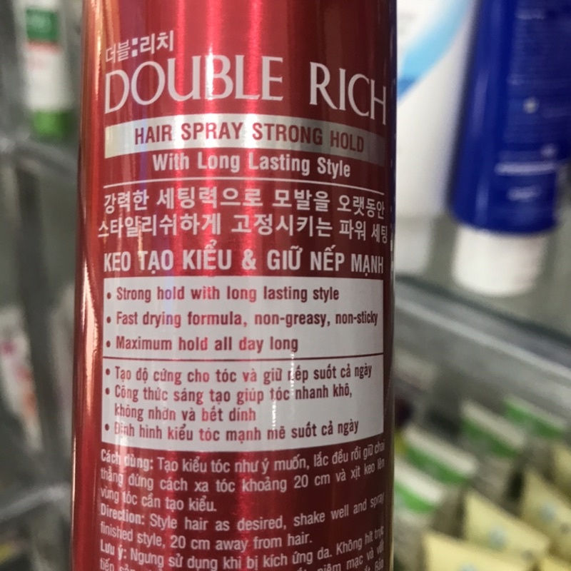 Keo xịt tóc Double Rich 170ml