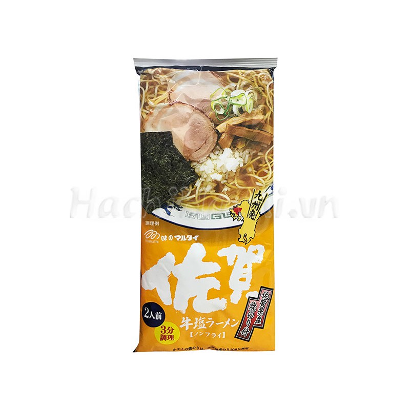 MÌ RAMEN KHÔNG CHIÊN VỊ BÒ HẦM MARUTAI 185G - Hachi Hachi Japan Shop