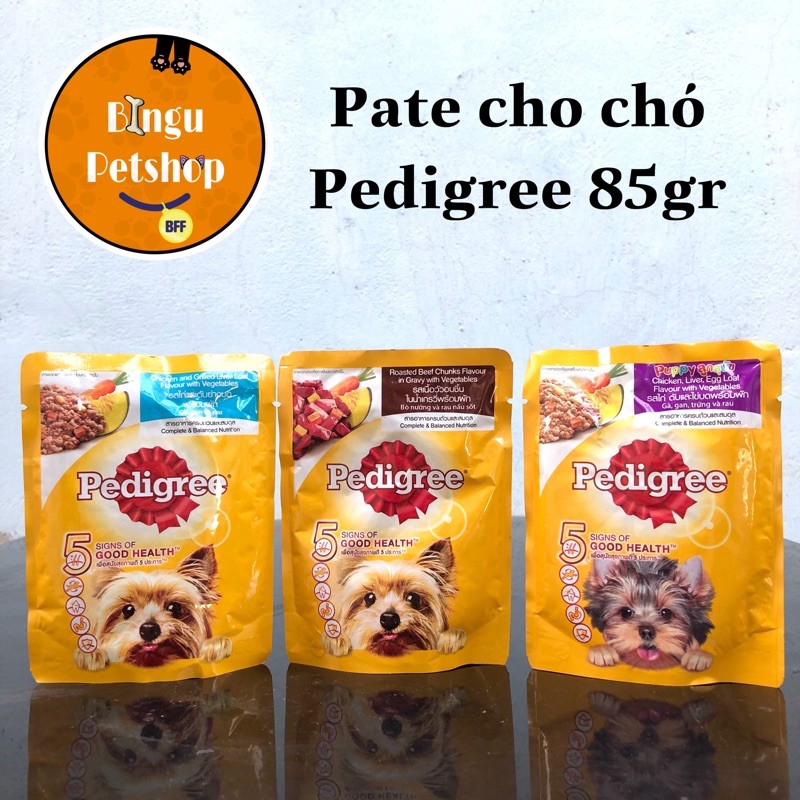 Pate cho cún Pedigree gói 80gr