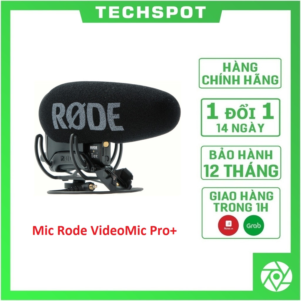 Micro cho máy quay Rode VideoMic Pro+ | Chính Hãng Bảo Hành 12 tháng