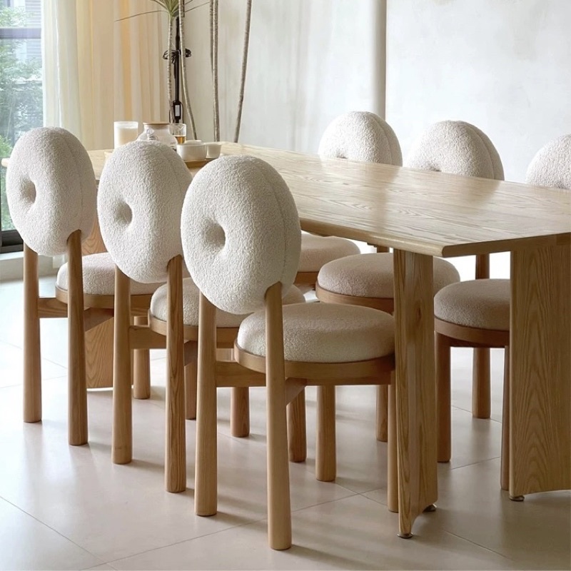 Ghế gỗ tựa lưng cao cấp - Donut Chair